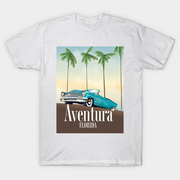 Aventura, Florida travel poster by nickemporium1